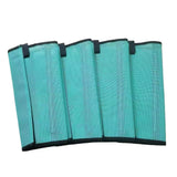 Horse Fly Boots Set of 4 - Non-Slip Leg Guards Extra Tough Mesh Ventilated, Adjustable Horse Fly Leggings Reduce Stomping & Hoof Stress & Leg Fatigue green