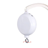 Baby Crib Mobile Motor, Rechargeable - Operated Music Box with Connectivity, Spinner Crib Mobile（white）