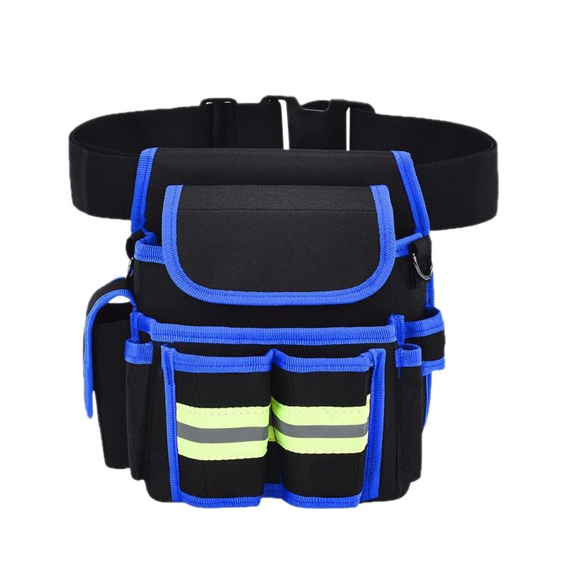Tool Belt,600D Water-draining Oxford Cloth Tool Belts for Men,Electrician Tool Belt Widely Applied to Repairmen,Electrician,Carpenter,Construction (8 pockets)