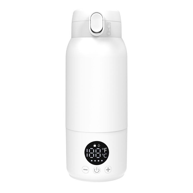 Portable Bottle Warmer 16.9oz Bottle Warmer for Travel, Fast Heating for Breast Milk Formula & Water, Long Battery Life &Large Capacity, Suitable for Baby Outdoor