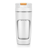 20 oz Portable Blender Cup - USB Rechargeable for Shakes, Smoothies & Juices, Personal Blender for Travel, Office, Gym (White)