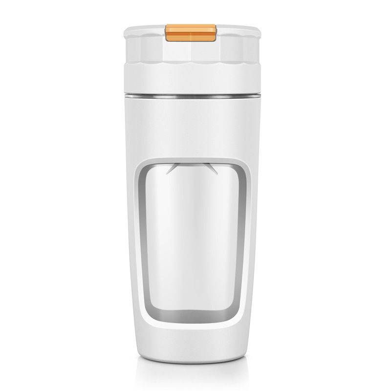20 oz Portable Blender Cup - USB Rechargeable for Shakes, Smoothies & Juices, Personal Blender for Travel, Office, Gym (White)