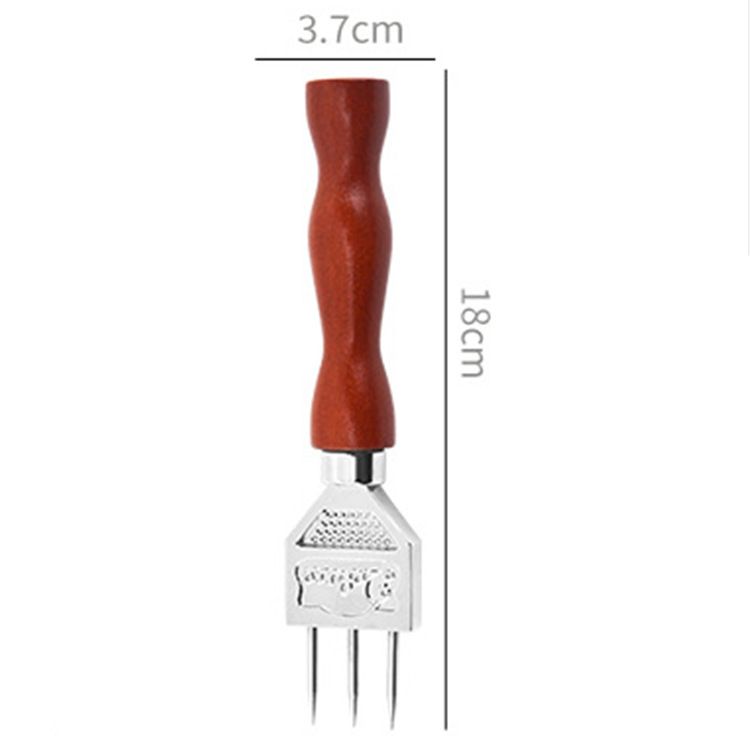 Ice Pick Stainless Steel with Safety Wooden Handle for Kitchen Tool, Bartender, Restaurant, Picnics, Camping, Japanese Style Ice Crushers for Home Use, Ideal for Bars and Families, 7.1 Inch
