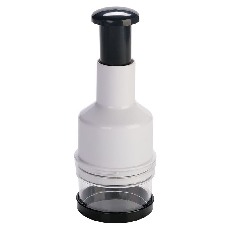 Vegetable Chopper, Food Chopper Manual Hand, Onion, Salad, Garlic, Nut & Veggie Cutter, Dishwasher Safe, White