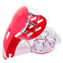 Kitchen Aid Cherry PitterDeluxe Multi Fruit Pit Corer Core Cutter Remover Prep Helper Machine Mason Jar Tool Gadget Red for 6 Cherries Plums Olives Berries