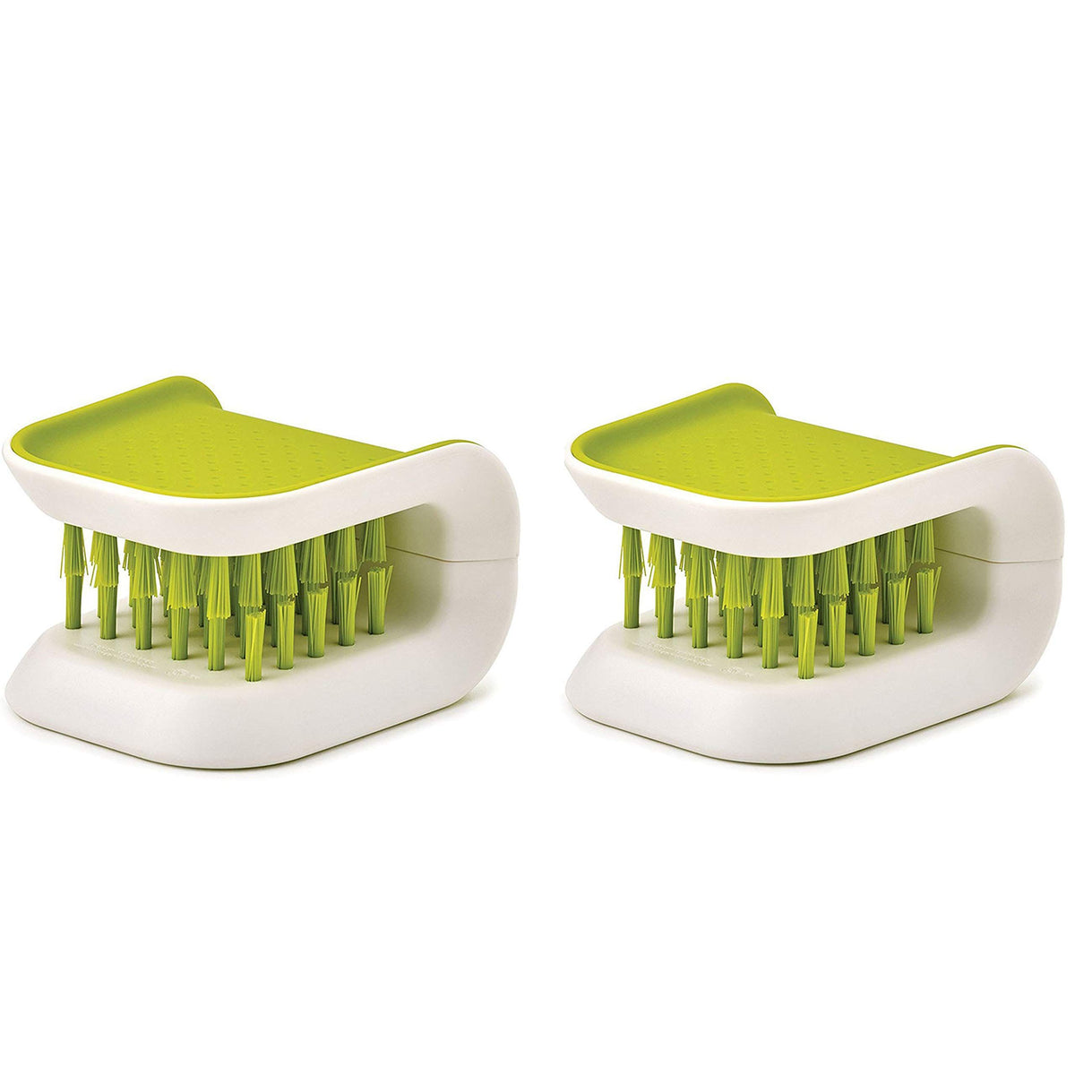 2Pcs Blade Brush Knife Cleaner Non-Slip Cutlery Cleaner Brush Kitchen Washing Chopsticks Knife and Fork Brush green