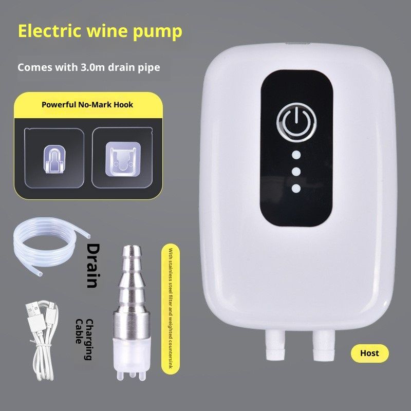 Portable Food Grade USB Electric Auto Siphon self priming Pump for bottling Home Brew Wine,Beer,Beverages and Kombucha,Rechargeable Wine Transfer Pump Kit with 3m hose,No Mess Leak