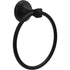 Modern Bathroom Hand Towel Ring, Bathroom Accessories Bath Towel Hanger for Kitchen,Matte Black（18*15.5cm)（The packaging includes three screws）