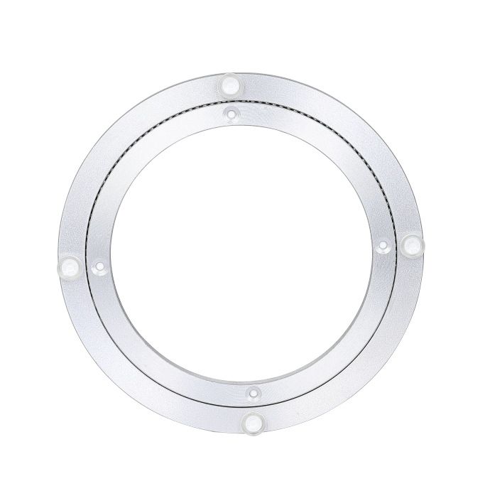 Aluminium Alloy Turntable Bearing, Heavy Duty Swivel Turntable Lazy Rotating Bearing Turntable Round Dining Table Smooth Swivel Plate Hardware (250mm - 10inch)