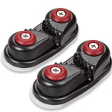 Cam Cleat Ball Bearing Fast Entry for Line Sizes Upto 86*39MM, Aluminum, Sailing Sailboat Kayak(3PCS)