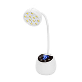 UV LED Nail Lamp Cordless Mini UV Light for Gel Nails Tips,Portable Hands Free Flash Cure Light,USB Rechargeable Nail Dryers with Sensor & 3 Timers,Rotatable Gooseneck Manicure Gel Polish Lamp