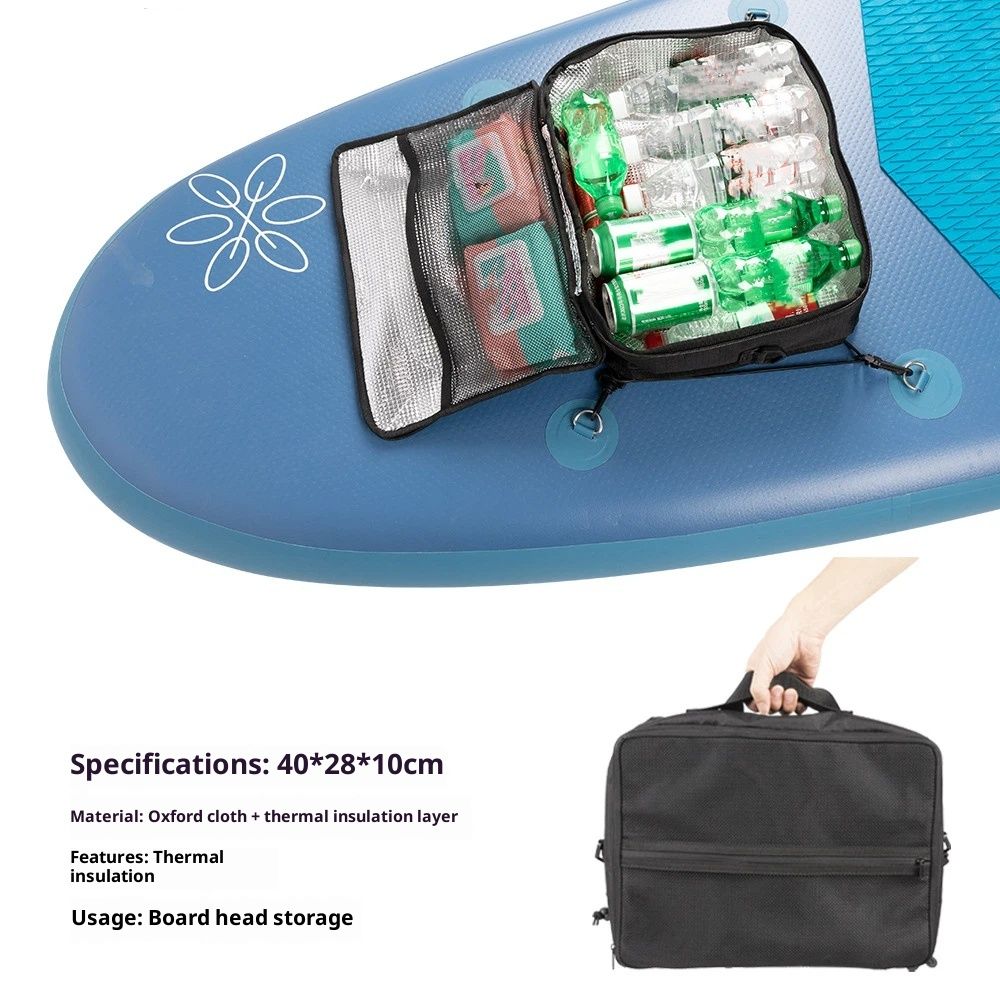 Waterproof Paddle Board Cooler Bag Paddle Board Accessories SUP Deck Bag Multi-Functional Durable Top Pocket Portable Premium Insulated Spacious