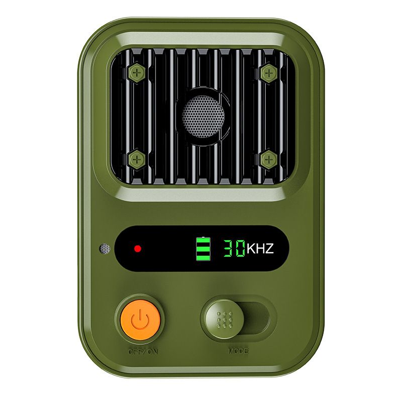 Anti Barking Device for Dogs, Rechargeable Ultrasonic Dog Control Devices Up to 50 Ft Range with 3 Modes,Silencer Sonic Barking Deterrent Indoor/Outdoor Safe for Dog & People green