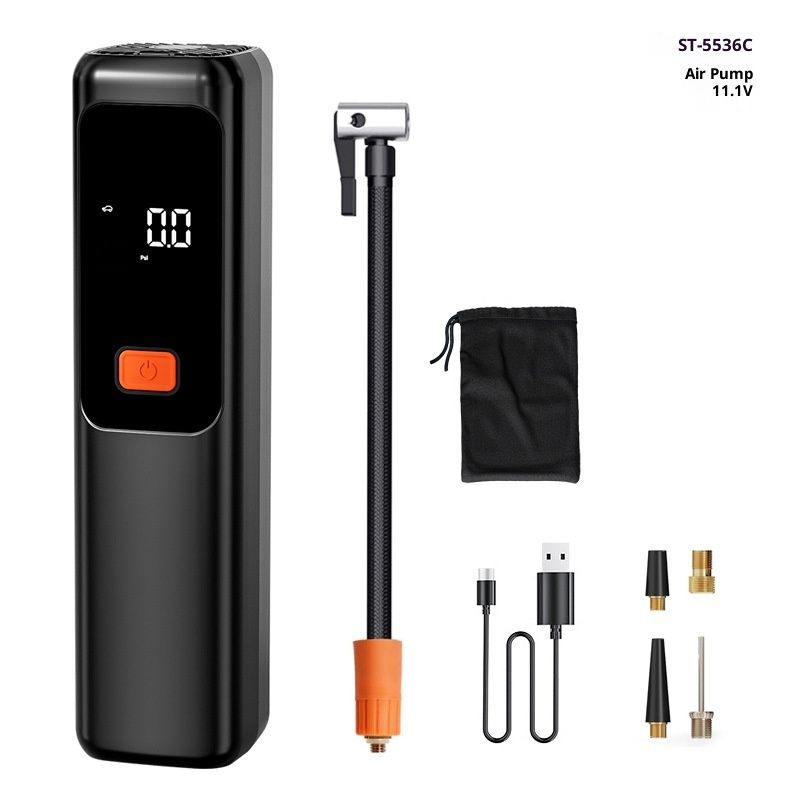 Tire Inflator Portable Air Compressor Cordless Rechargeable Digital Car Tire Pump for Car, Motorcycle, Bicycle & Balls