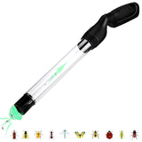 Bug Vacuum Catcher for Adults and Kids with Long Nozzle, Battery Powered Sucker Tool for Spider Cockroach Stink Bug, Humane Insect Vacuum Catcher with LED