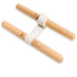 Stretching Tool – 2-in-1 Flexibility & Back Trainer | Daily Mobility & Pain Relief | Compact Stretch Aid for Home, Office(natural wood color32*3）