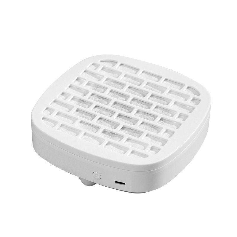 Nail Dust Collector, Cordless Dust Collector Nail Tech, Compact Powerful  Nail Vacuum Fan Rechargeable Dust Pedicure for Home, White（white）