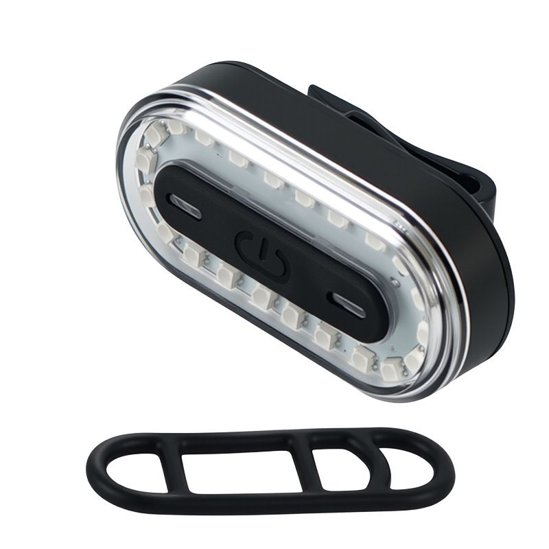 Bike Tail Light, Super Bright Cyclist Safety LED Warning Bike Flashlight,14 Modes Skateboard Light, Bicycle Rear Light Rechargeable & Waterproof, for Scooter Light Accessories