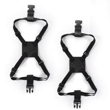 Luggage Bungee Straps for Attaching Bags - 2 Pack Adjustable Elastic Luggage Straps with Buckle, Black Luggage Strap for Suitcases Handle Carry on Add Bag, Backpack, Purse,