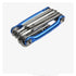 Bike Multitool - Bike Tool Kit -11 In 1 Lightweight Stainless Steel Bicycle Multi tool -  with Chain Clamps, Firm Wrench, Screwdriver, Straight Screwdriver, Hex Key Wrench, （blue）