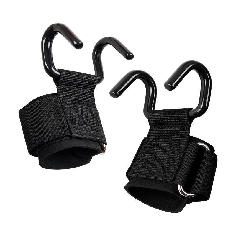 Weight Lifting Hooks (Pair), Wrist Strap Hooks for Weightlifting, Adjustable Men and Women Gym Lifting Straps Hook for Pull-Ups, Deadlifts, Strength Training, and Fitness Workouts