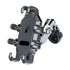 Motorcycle Phone Mount Holder - Motorcycle Cell Phone Mounts, Adjustable Bike Phone Holder,Black (handlebar model)