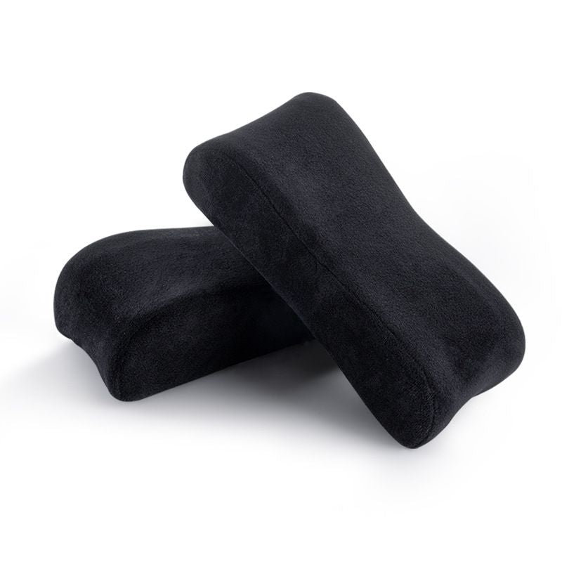 Thick Memory Foam Office Chair Arm Pads - Office Chair Armrest Covers Provide Elbow Cushion and Relieve Pressure - Ergonomic Desk Chair Arm Covers - Gaming, Computer Chair Rest Pads (a pair)