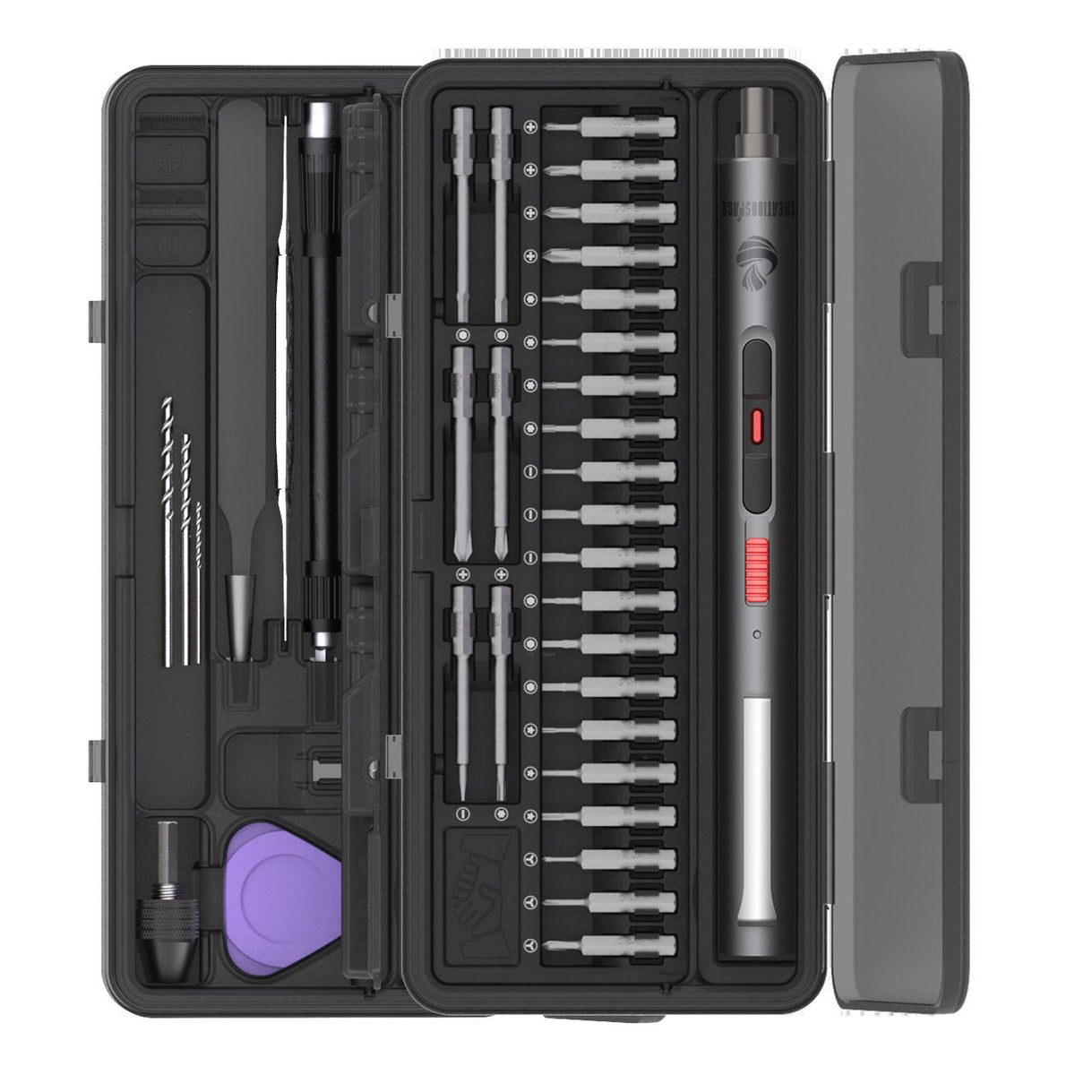 Mini Electric Screwdriver, Precision Screwdriver Set, USB-C Rechargeable, Compact Magnetic Tool for Phone, Laptop, Camera, DIY Projects, Electronics Repair