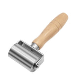 1Pcs 60mm Heavy Duty Leather Press Seam Roller , Leather Press Laminating Roller Edge Roller Leather Edge Creaser and Smoother Platen Tool for Leather(Medium)