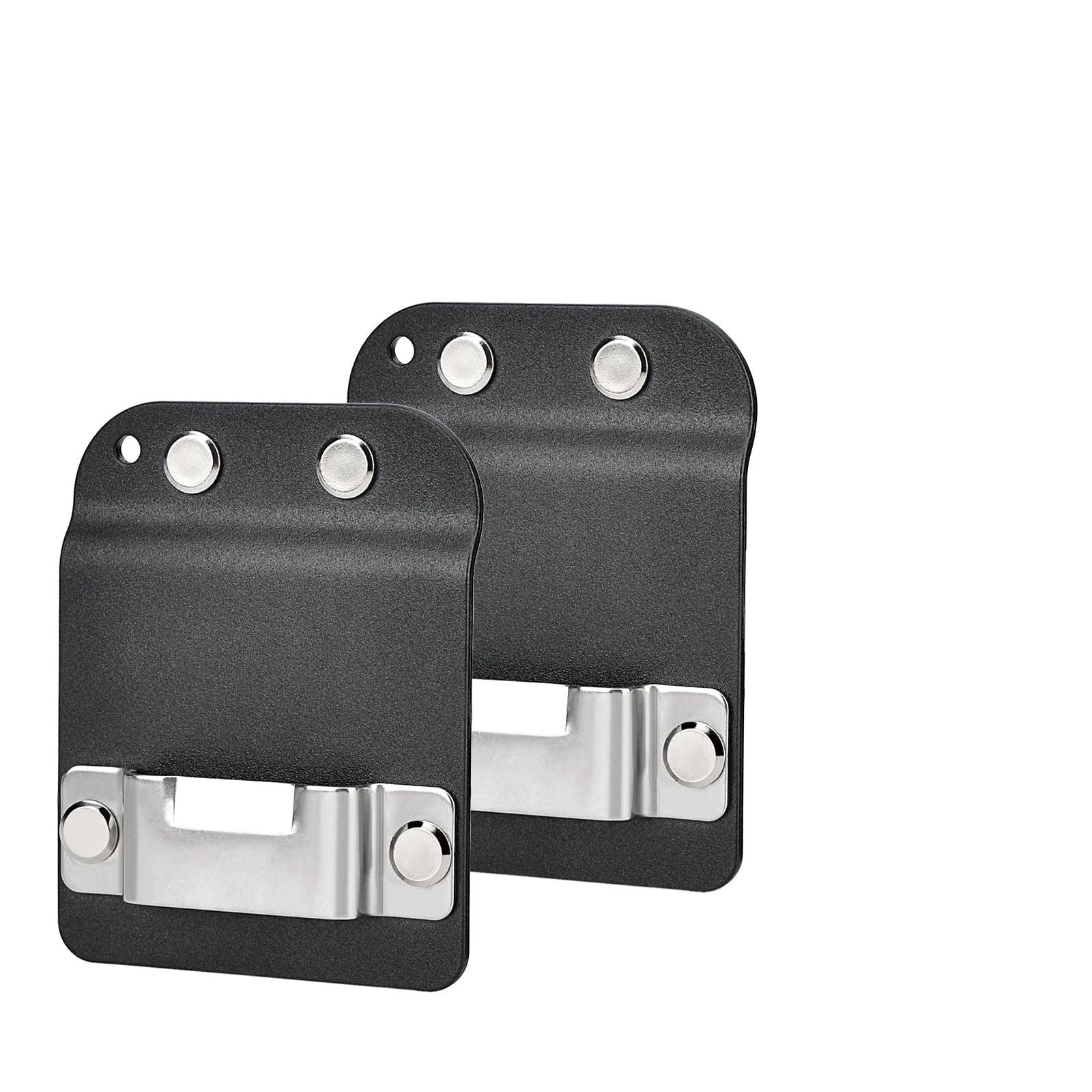 2 Pack Tape Measure Holder for Belt, Low-Profile Tape Measure Belt Clip, Fits up to Tool Belt, Tape Accessories