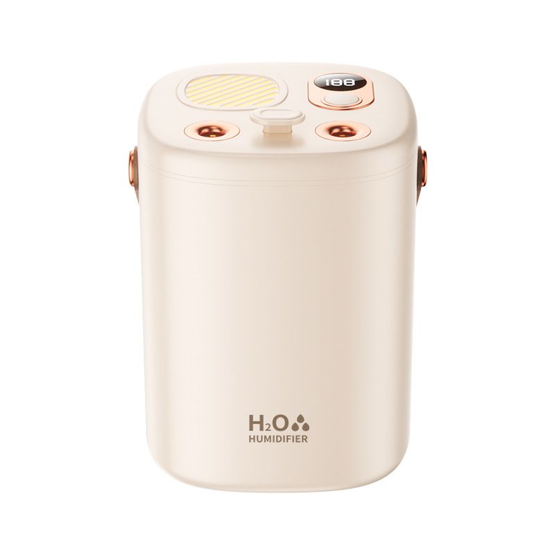 Humidifier for bedroom Portable Cool Mist Humidifiers Auto Shut-Off USB Desk Humidifier,with Warm Night Light and Dual Nozzle Design for Bedroom Travel Office,