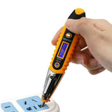 Test Screwdriver, Voltage Detector Pen Light Circuit Tester Electric Test Pen Screwdriver  Contact Induction LED with Light  12V-220V 1pcs