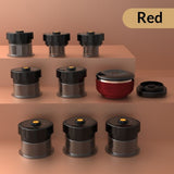 Smart Cupping Therapy Set - Cellulite Massager with 8 Massage Cups, Portable Electric Device for Enhanced Blood Circulation, Reduced Cellulite, and Muscle Soreness Relief（Red）