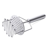 Stainless Steel Potato Masher Double Layer Potato Ricer Kitchen Potato Presser Hand Mashed Potato Maker