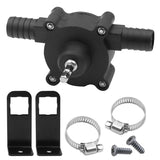 Hand Electric Drill Pump, Self-Priming Pump Electric Drill Small Household Home Water Transfer Pumps  Black