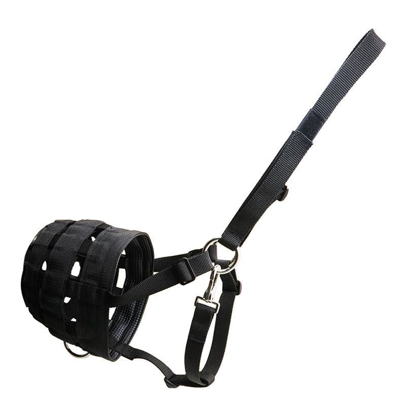 Durable Ventilated Grazing Muzzle with Attached Breakaway Halter - Lightweight Horse Muzzle, Supports Natural Grazing, Restricts Food Intake,（Size small）