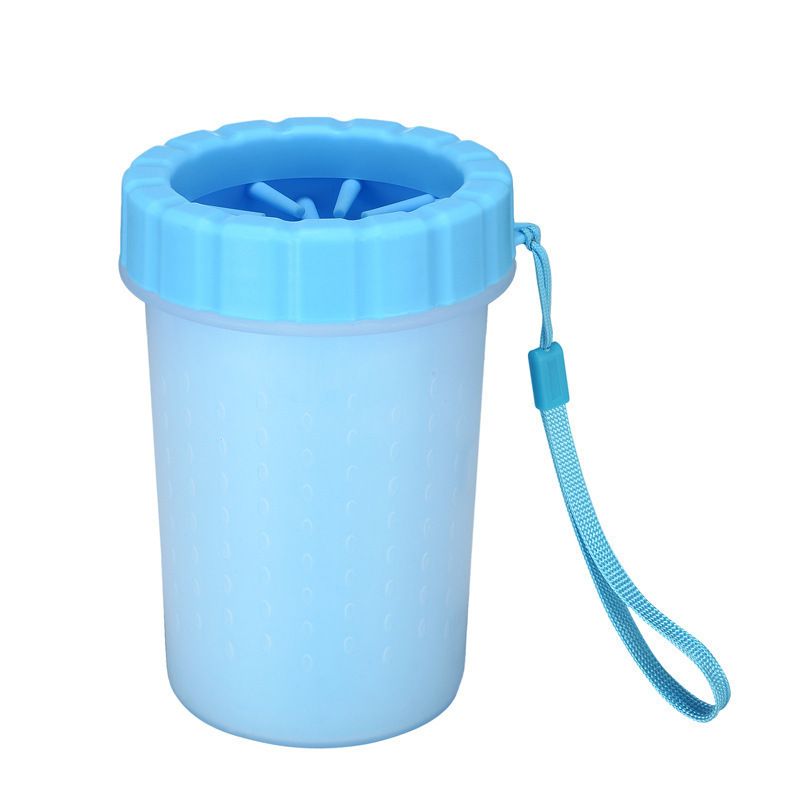 Portable Dog Paw Washer/Paw Cleaner,Reusable Washer & Cleaner Cup | Keeps Fur Paw Clean  Blue 9*11cm