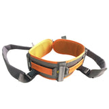 Upgraded  Buckle Gait Belt with Detachable Leg Straps Medical Transfer Belt Lift Belt for Elderly & Disabled Stairlift Patients Senior Walking Assistance Disability Aids (Orange)