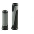 Lightweight Bicycle Grips - 125mm & 90mm, Inner diameter 22mmAnti-Slip, Suitable for Mountain Bikes(black gray)
