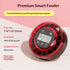 Automatic Fish Feeder for Aquarium - Moisture-Proof and Precision Feeding Betta Vacation Feeder, USB Rechargeable Auto Fish Food Dispenser with Timer,LCD Display