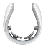 Neck Massager with Heat, Electric Pulse Neck Massager for Pain Relief, Wireless  Intelligent Massager for Women（white,15.3*13.9*3.45cm)