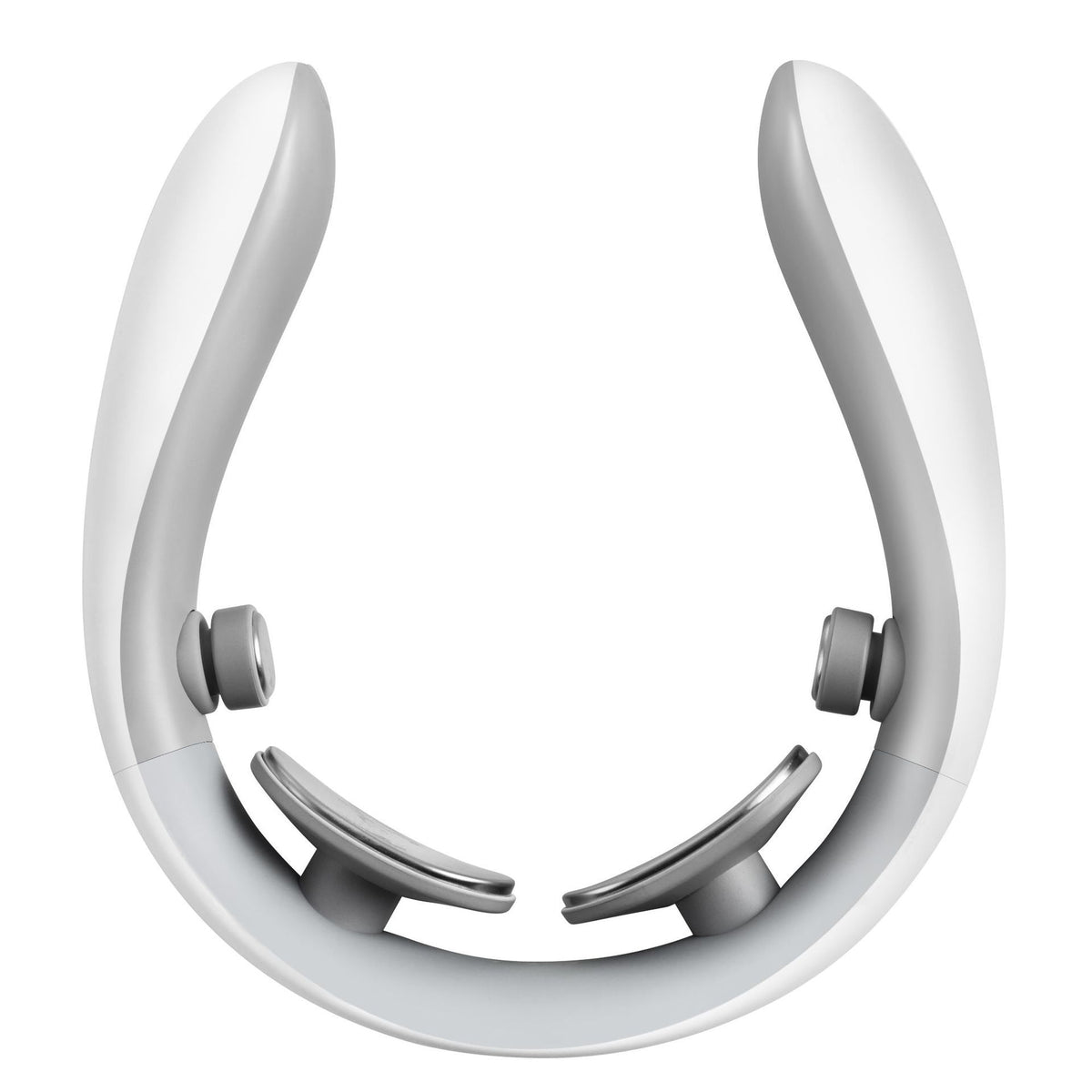 Neck Massager with Heat, Electric Pulse Neck Massager for Pain Relief, Wireless  Intelligent Massager for Women（white,15.3*13.9*3.45cm)