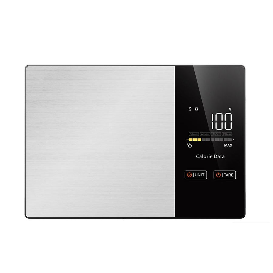 Smart Nutrition Food Scale with LED Display, Tracks Calories, Fat, Carbs & Protein via App, Precision Digital Kitchen Scale for Healthy Eating & Meal Prep