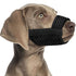 Dog mouth cover, used for chewing beauty, breathable, adjustable, allowing for large sips of water （black L）