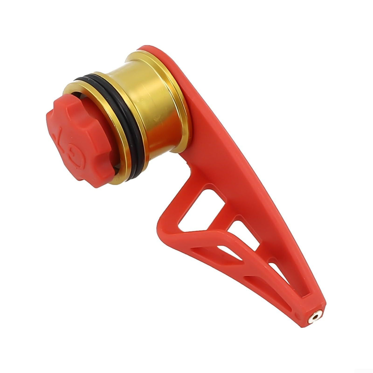 Bobbin Knotter Knot Machine Heavy Knot Assist Knotting Machine Fishing Tool Winder Fishing Bobbin KNOTTER Fishing LINE   For 0.3-3.0 PE line(red)