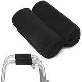 Hand Grips (A pair of black) – Comfortable, Anti-Slip, Moisture-Wicking Grips for Walkers, Canes, Crutches, and Wheelchairs