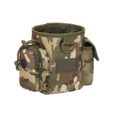 Compact Drawstring Tactical Dump Pouch Bag Dog Treat Training Pouch for Range Shooting, Hunting Airsoft ，Also As Training Bag for Doggie Puppy Treat Snack Pet Toys