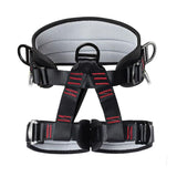 Climbing belts, Thicken Professional Half Body Safety Belt Climbing Gear for Tree Climbing, Fire Rescue, Rappelling and Other Outdoor Adventure Activities