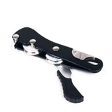 Climbing Stop Descender Rappelling Anti-Panic Belay Devices for 10-12mm Rope Rescue Equipment Hand Controls Desingned