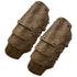 A pair Medieval Faux Leather 4 Layers Bracers Arm Armor, Middle Ages Mercenary Gauntlets, Costume Knight Archer Arm Guards
